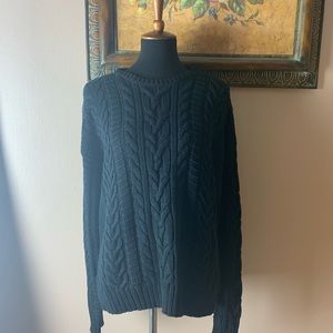 Ralph Lauren Womens Black Knitted Sweater